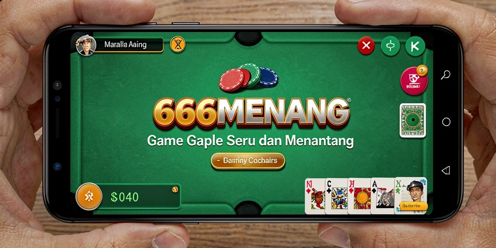 Tangkapan layar permainan Gaple yang seru dan kompetitif.