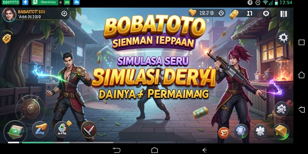 Screenshot gameplay BOBATOTO yang menampilkan interaksi pemain.