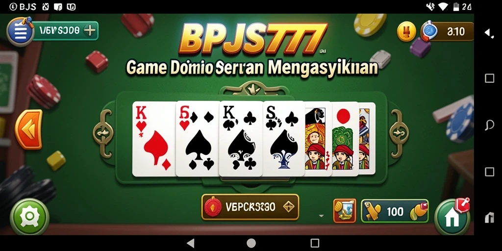 Tampilan gameplay Domino yang seru di BPJS777.