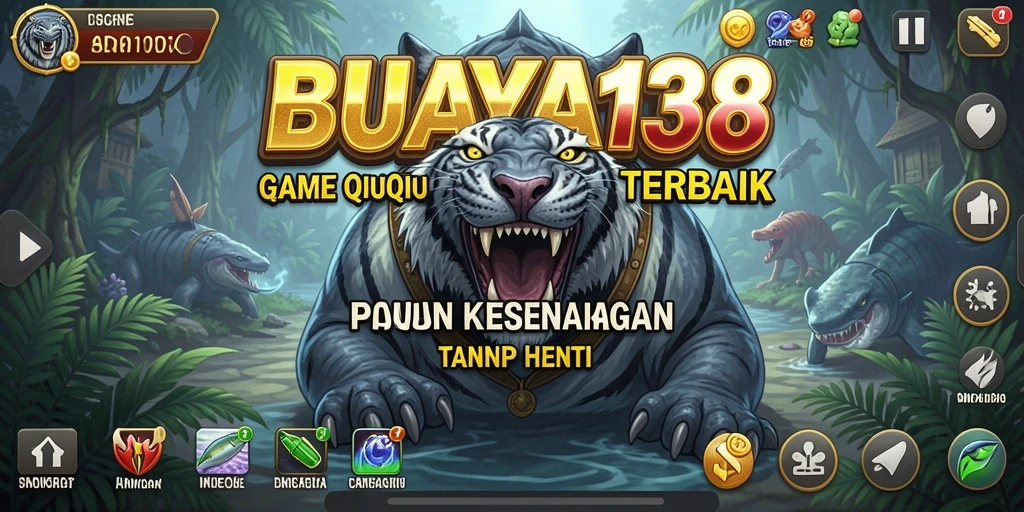 Tampilan menarik dari gameplay QiuQiu BUAYA138.