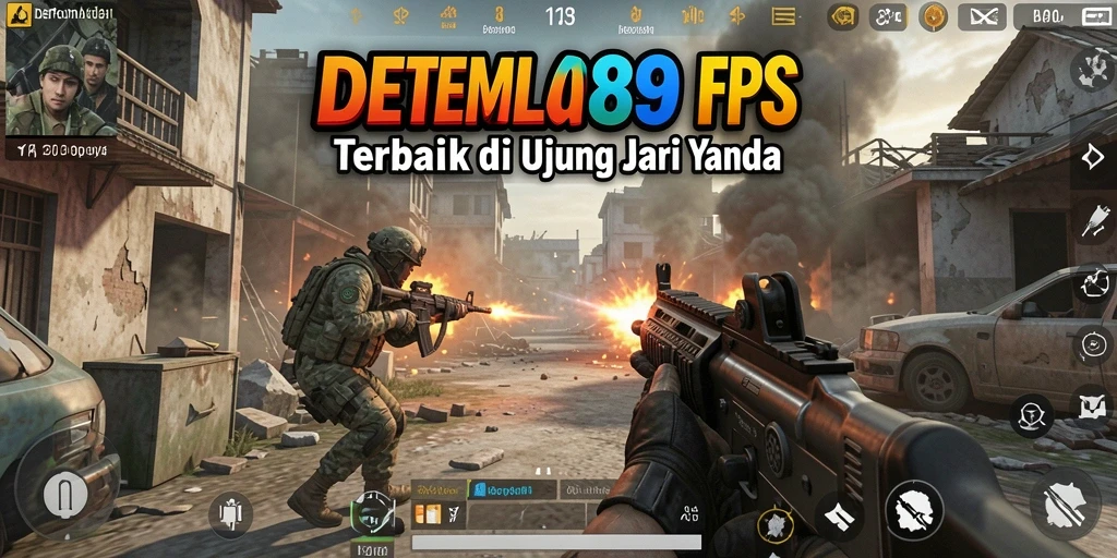 Screenshot DEPO89 menampilkan aksi menembak yang intens dan grafis memukau.