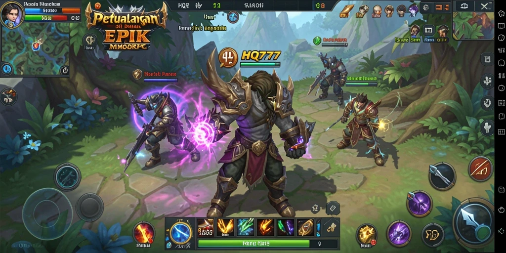 Tampilan gameplay HQ777 yang seru dan penuh aksi.