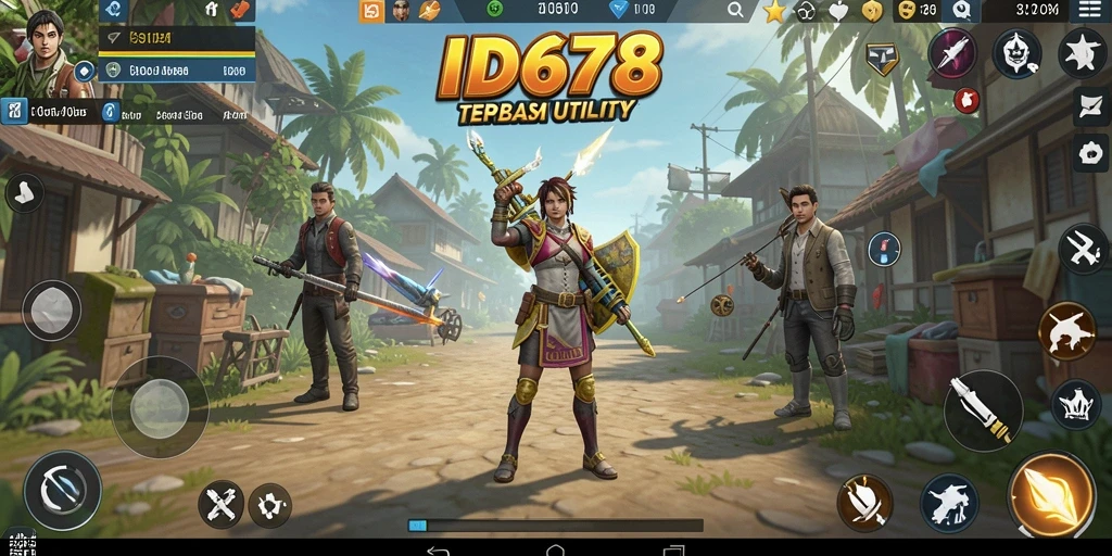 Tampilan utama ID678 dengan fitur pengingat dan pengelolaan file.