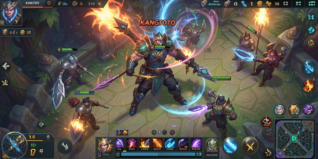 Tangkapan layar gameplay KANGTOTO yang mendebarkan.