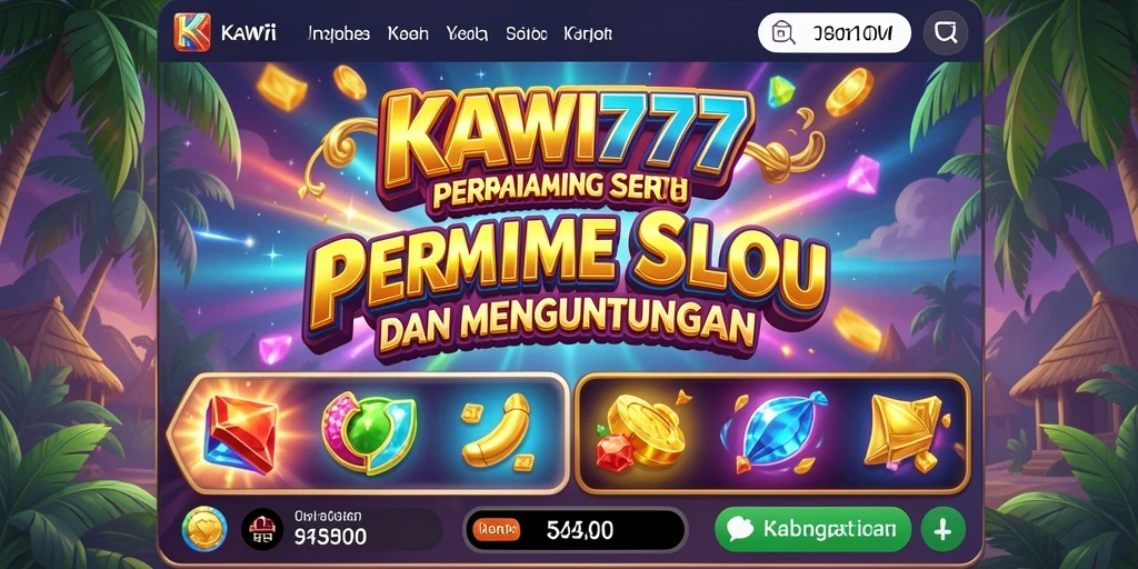 Tampilan menarik dari gameplay KAWI777 yang penuh warna.
