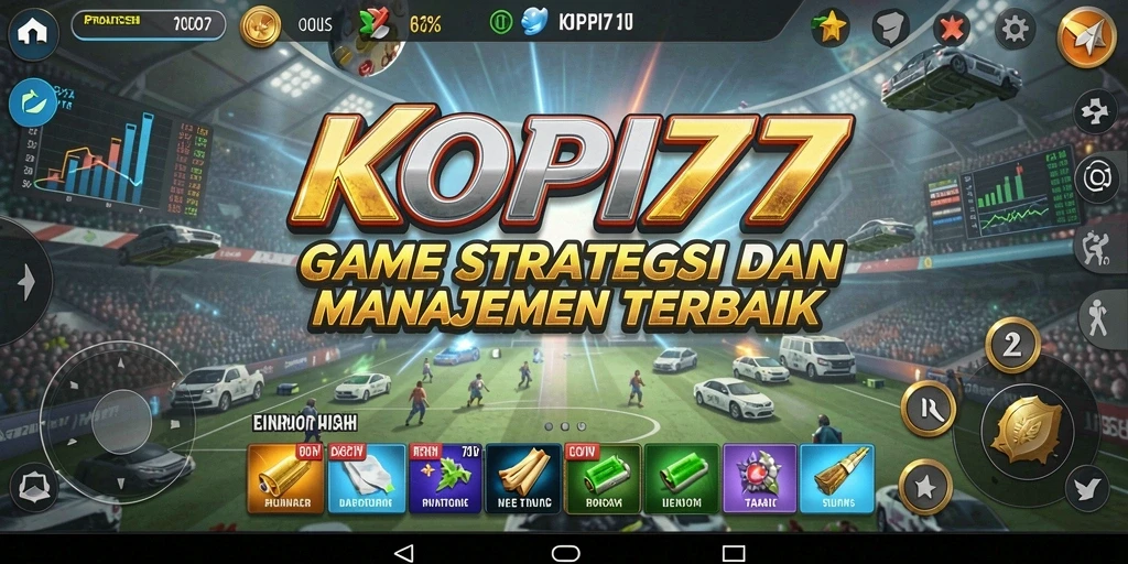 Screenshot gameplay KOPI77 menampilkan momen seru dalam mengelola kafe.