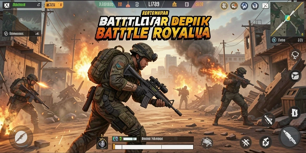 Tangkapan layar dari gameplay LI789 menampilkan aksi pertempuran yang mendebarkan.