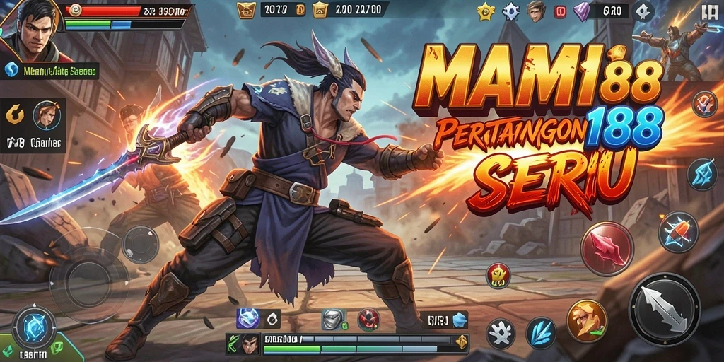 Tangkapan layar MAMI188 menampilkan aksi pertarungan yang mendebarkan.