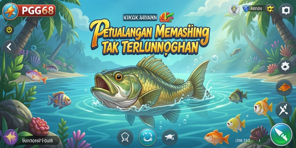 Tangkapan ikan besar dalam aksi gameplay PGG68.