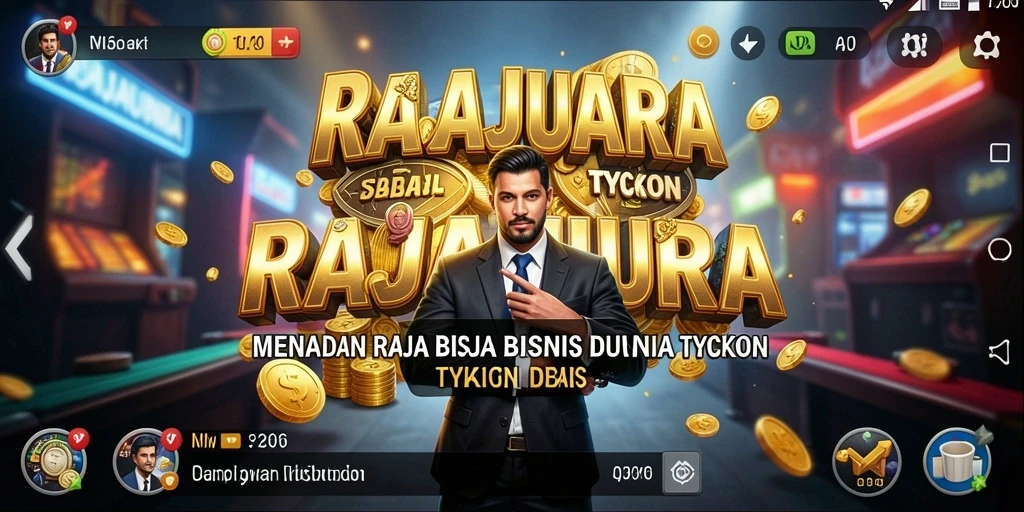 Gameplay menarik RAJAJUARA yang mengajak pemain untuk menjadi raja bisnis.