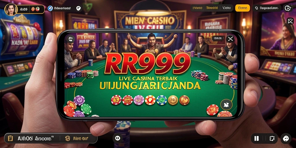 Screenshot gameplay RR999 menunjukkan pengalaman Live Casino yang realistis dan mendebarkan.