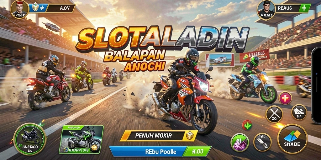 Tampilan grafis menakjubkan dari gameplay SLOTALADIN yang penuh aksi.