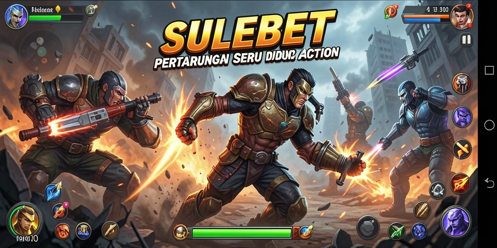 Screenshot gameplay SULEBET menampilkan aksi seru di pertarungan.