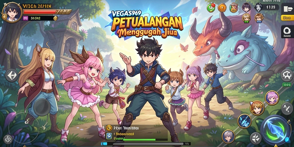 Tampilan gameplay yang seru dan penuh aksi di VEGAS969.