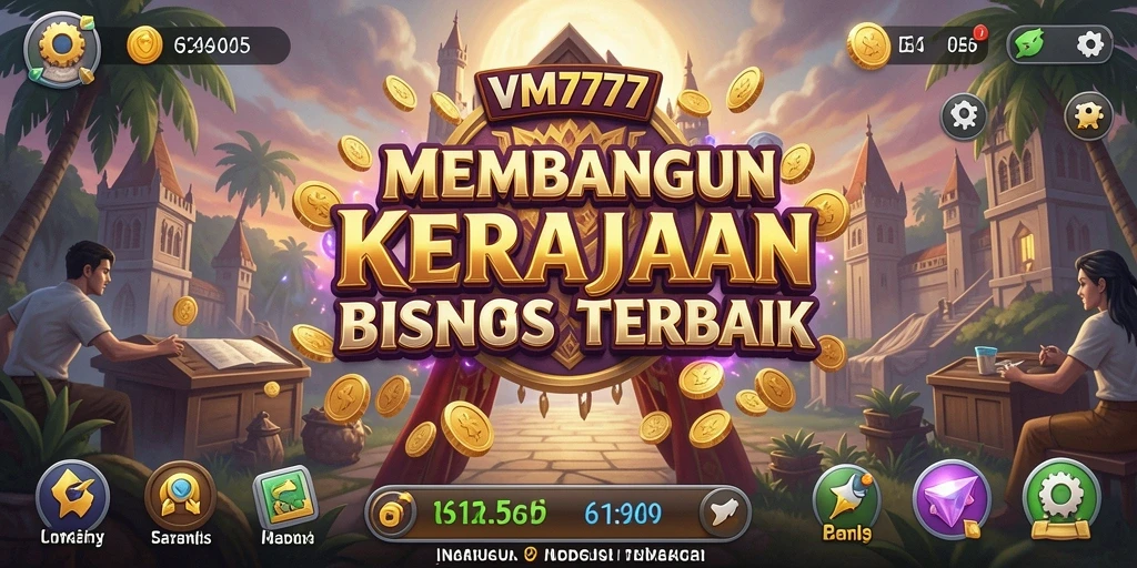 Tampilan gameplay VM777 yang seru dan menantang dalam membangun bisnis.