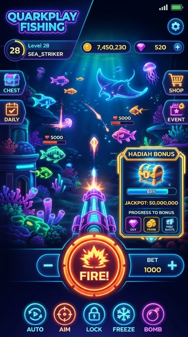 Fitur keamanan terjamin saat menggunakan quarkplay.